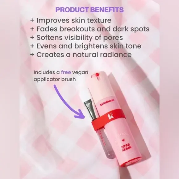 NEW SEPHORA KIRAMOON Star Jelly Magic Resurfacing Facial AHA Gel Face Mask - Picture 8 of 9